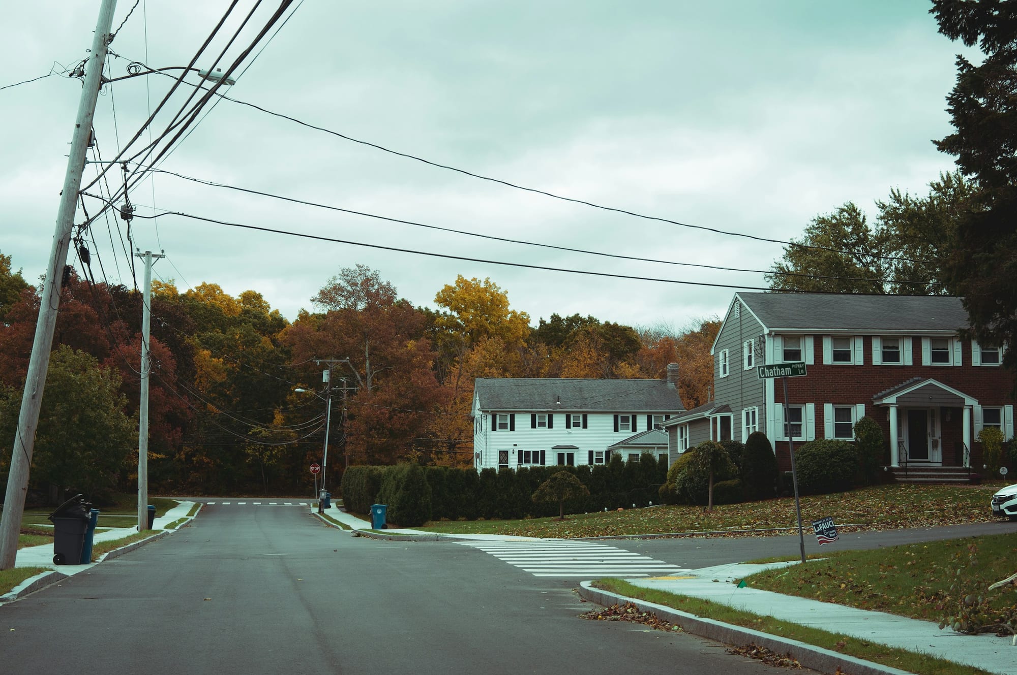 A single-family home on a residential street